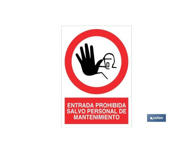 Se Al Poliestireno X Mm Entrada Prohibida Salvo Personal De