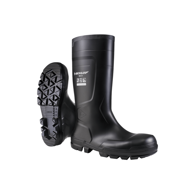 Bota protomaster PVC p p negro 43 Brico Depôt