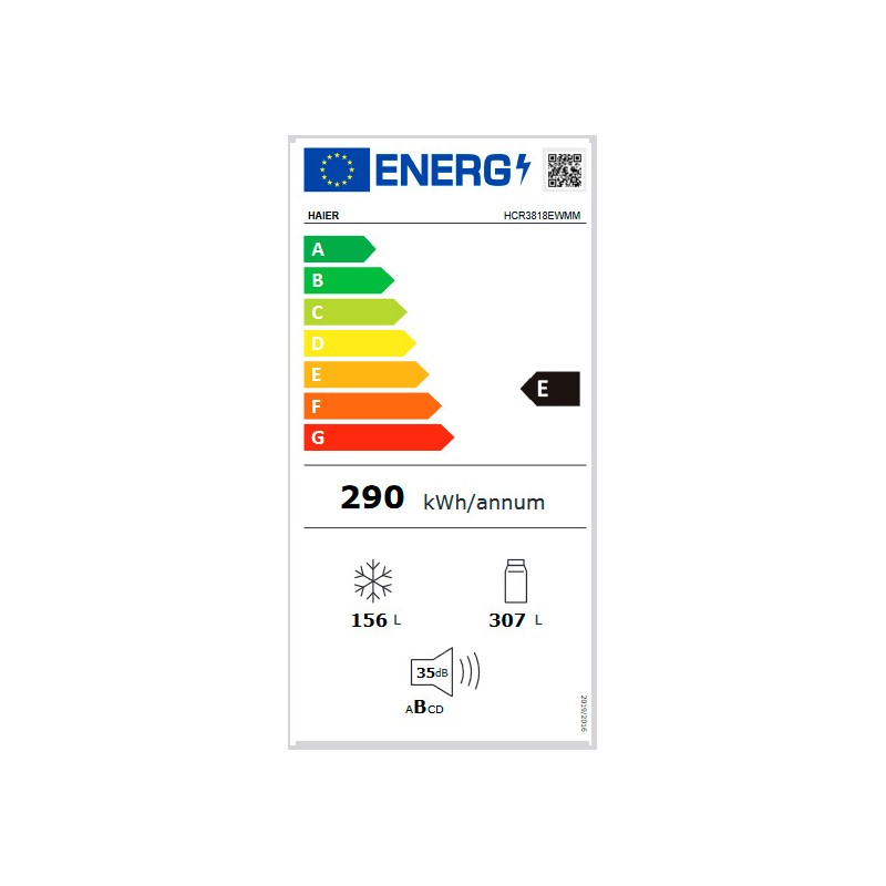 Frigorífico HAIER HCR3818EWMM