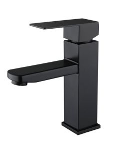 Grifo lavabo negro parva coal grifers