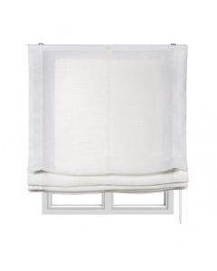 Estores de rolo sem varetas estore translúcido transparente branco 60x175cm