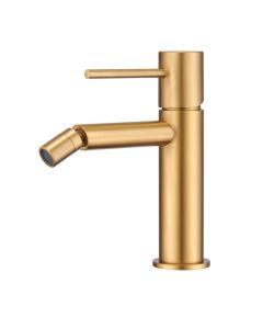 Torneira monocomando de bidé em latão, ouro escovado