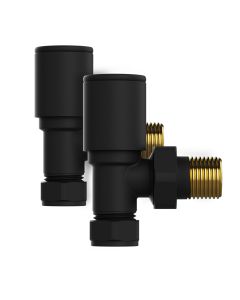 Kibath secador toalhas valve key radiator com acabamento em latão preto