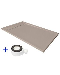 Base de duche de resina 150x70 premium ambiente moka  ral 9001  70x150