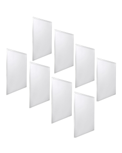 8x painel LED 60x60cm 48w, backlit 48w 3000k branco quente