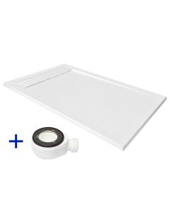 Base de duche de resina 160x80 premium ambiente branco ral 9003  80x160