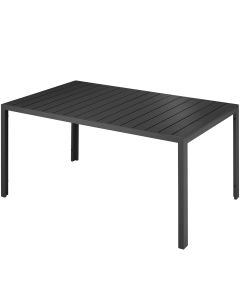 Mesa de jardim de alumínio bianca com pés ajustáveis em altura 150x90x74,5c