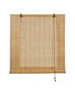 Estores de bambu, estore de rolo bambu natural marrom claro 150 x 175cm