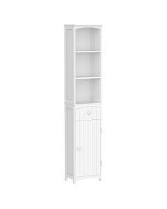 Armário polivalente mdf color blanco 34 x 24 x 170cm Homcom