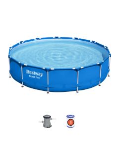 Conjunto de piscina desmontável bestway® steel pro ™ 2.74 m x 66 cm