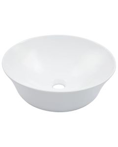 vidaXL lavabo 41x12,5 cm cerámica blanco