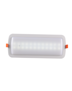 Luminária LED de emergência 3w smd2835 para embutida