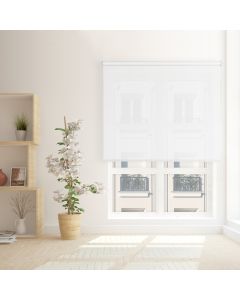 Estore de rolo screen  abertura 10%  branco 165 x 190cm