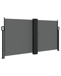 vidaXL toldo lateral retráctil gris antracita 120x1200 cm