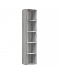 vidaXL estantería de madera contrachapada gris sonoma 40x30x189 cm