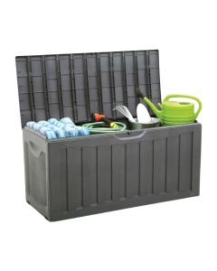 Baú externo 340 litros de resina 118x53x57cm thinia home