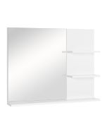 Espelho mdf branco 60x10x48 cm