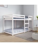 Beliche 90x190 cm madeira de pinho maciça branco seaw6939