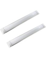 2x tiras de LED finas, 36w 3600 lm, branco 6000k, ip20