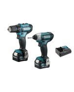 Conjunto de 2 máquinas Makita clx224smj - chave de perfuração - chave de im