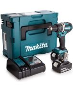 Chave de fenda 18v + 2 baterias 5ah + carregador + caixa makpac - Makita -