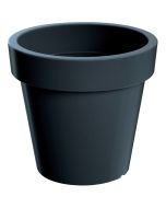 Vaso de plástico para flores lofly em cor antracite 49 x 49 x 45,5 cm