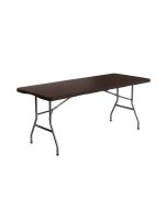 Mesa dobrável 180cm de catering retangular thinia home