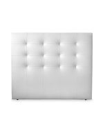 Cabecero bari polipiel, 160x120, blanco, cama 140/150 cm