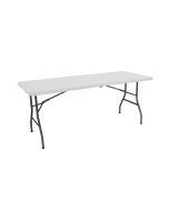 Mesa dobrável 240cm retangular branca thinia home