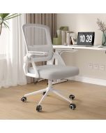 Cadeira ergonómica de escritório, cadeira de secretária​- cinzento