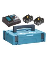 Makita 18 v 6 ah li-ion energy pack 2 baterias bl1860b + 1 carregador + mal