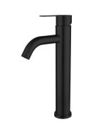 Grifo lavabo caño alto negro altavum coal grifers