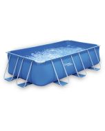 Piscina tubular retangular - ludo 2 - 4 x 2 x 1,22 m - filtração 2,3 m3/h