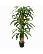 Planta dracaena artificial pe, pp, cimento color verde 20x20x160cm Outsunny