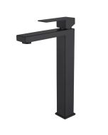 Grifo lavabo caño alto negro impetu coal grifers