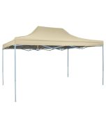Carpa pleglable Pop-up 3x4,5 m blanco crema