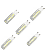 Blister 5x lâmpada LED g9 6w cool white 6000k