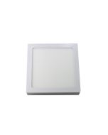 Downlight LED 18w luz tom frio 6000k, superfície quadrada. Cor branca