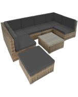 Conjunto de móveis de rattan veneza