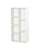 Estante para livros aglomerado de madeira color blanco 50x24x106cm Homcom