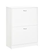 Sapateira melamina de madeira color blanco 60x24x80 cm Homcom