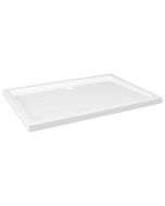 vidaXL plato de ducha rectangular abs blanco 70x100 cm