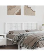 Cabeceira de cama 150 cm metal branco