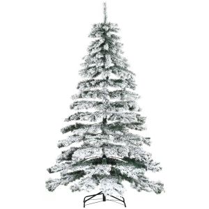 Árvore de natal PVC, metal bicolor ø140x225 cm Homcom, casa - natal