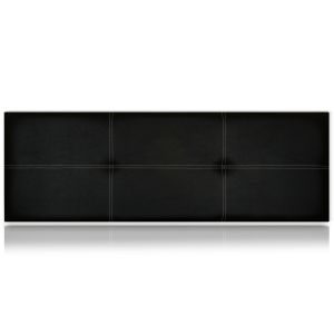 Cabeceros poseidón tapizado polipiel negro 160x50 de sonnomattress