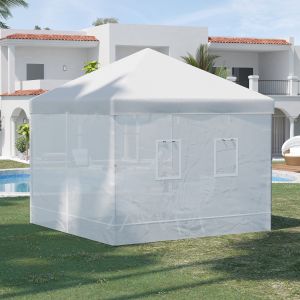 Redes mosquiteiras nylon color blanco 300x195 cm Outsunny