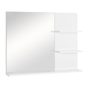 Espelho mdf color blanco 60x10x48 cm kleankin