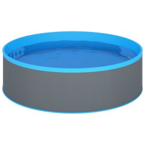 vidaXL piscina de chapoteo gris 350x90 cm