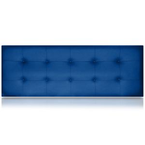 Cabeceros artemisa tapizado polipiel azul 130x55 de sonnomattress