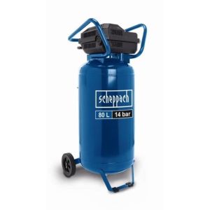 Compressor de ar - scheppach - hc85v - 80l - 14 bares - 1600w isento de óle